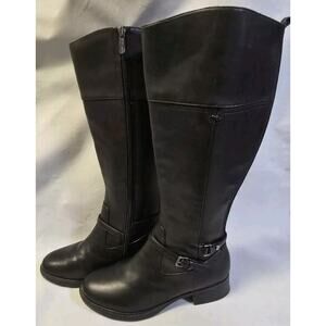 Easy Spirit Women's Sz 7 Black Leigh Wide Shaft Boot HARD TO FIND